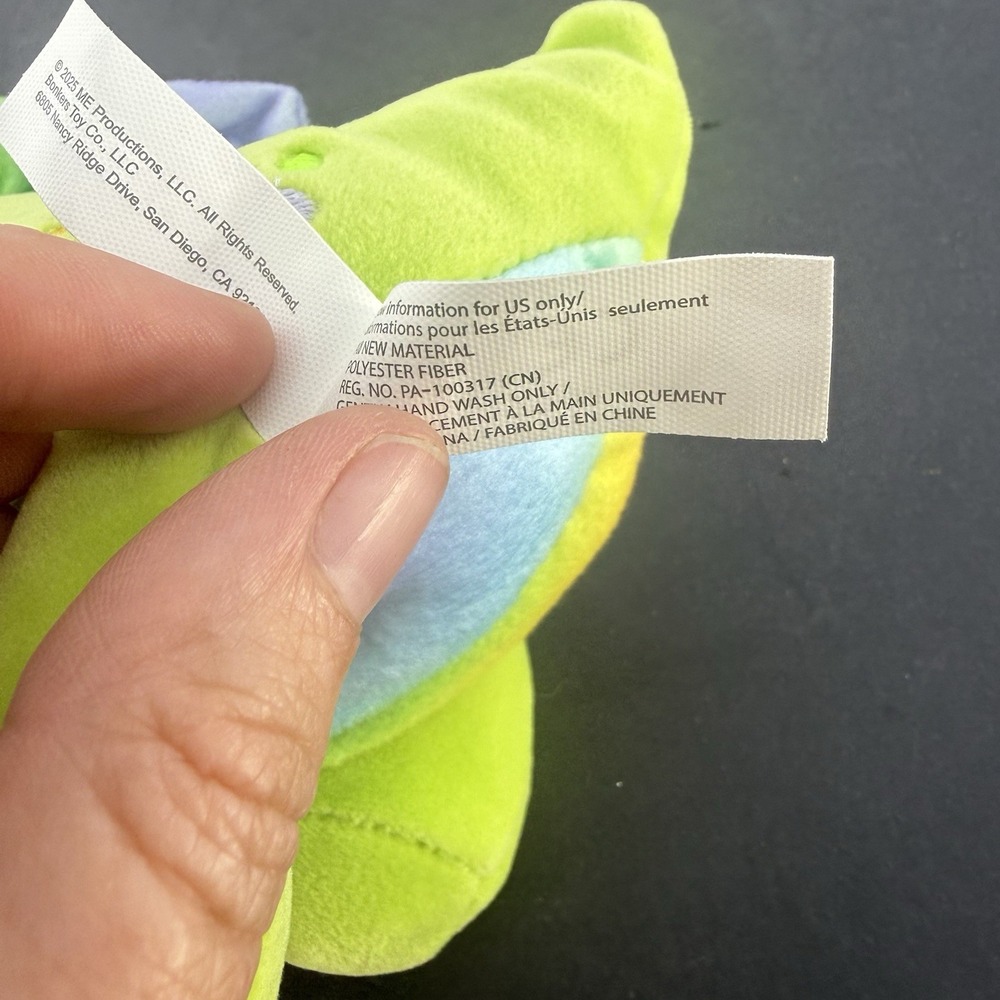 Moriah Elizabeth Green PICKLE the DINOSAUR Color Splash Series 3 Plush 6" - Picture 3 of 6